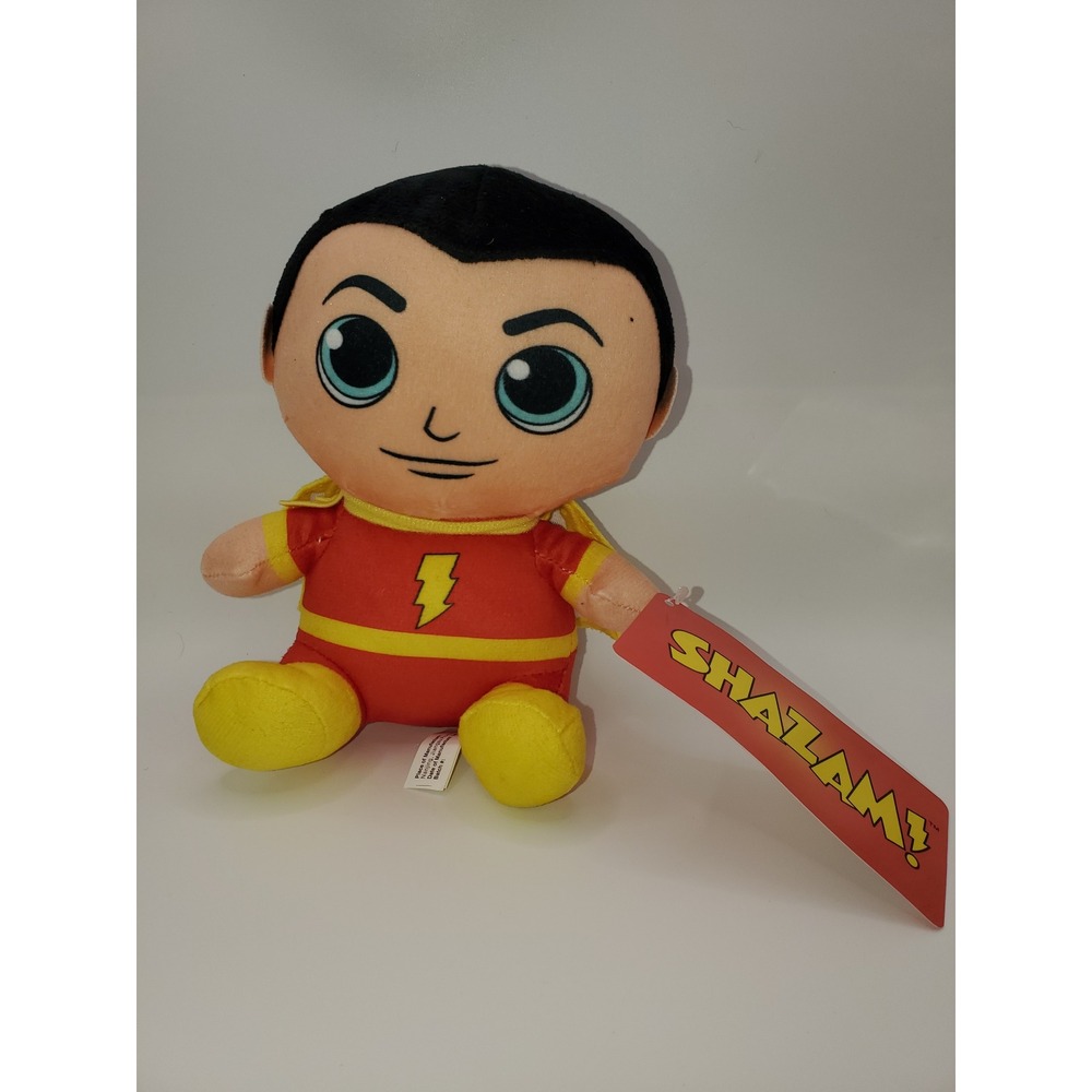 DC Comics Shazam Chibi Plush Toy Factory Red Superhero Stuffed Animal 7.5 Inch - Picture 7 of 7
